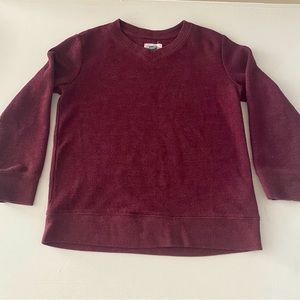 Old Navy Kids Heavyweight V-Neck Long Sleeve T-Shirt